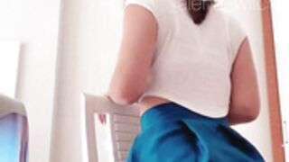 Alena witch ride dildo in chair OnlyFans