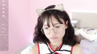 Little_Effy18 Red Team Cheerleader Singing