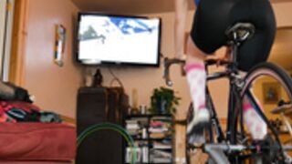 Frankie-Rivers bike dildo exercise