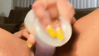 Freebies Ebony Ky solo riding sexy