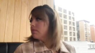 Alisoncraft teasing in bar