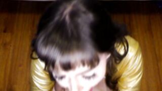 Sex Bot BJ and Submissive Creampie Fuck!