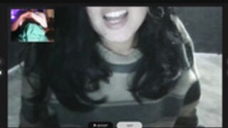 Horny Lolita teasing me on Chatroulette