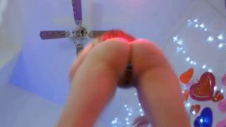 Catjira buttplug squats