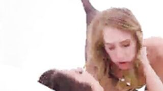 Cadence Lux licks Serena Blair armpit