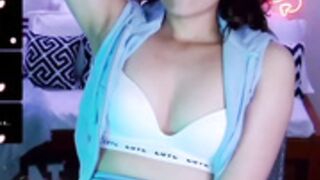 Nylaah playing boobs and shoulders