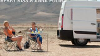 CHERRY KISS Y ANNA POLINA FOURSOME