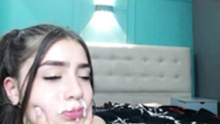 sweet baby facialized cumshot