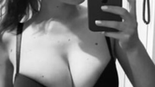Solomia Maievska black bra