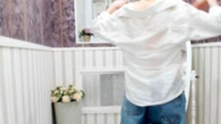 ray_coy 220622 tease see-thru top, bare back, handbra