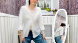 ray_coy 220622 tease see-thru top, bare back, handbra