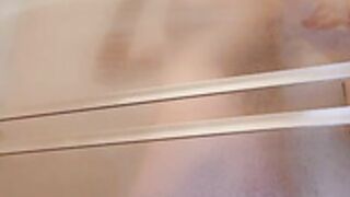 Msfiiire showertease with asshole and masturbation