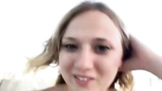 NadjaHeld Outside Squirt and Cumshow