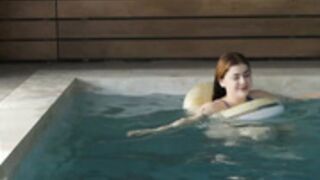 Rebecca Fox swims, showers & masturbates