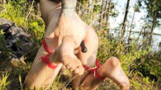 Bondage Experiment in Public