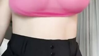 allissonnyc pink top seethrough