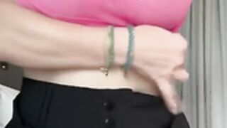 allissonnyc pink top seethrough