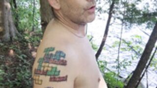 Naked public walk with buttplug experiment