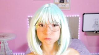 Little_Effy18 Cyan Pink Cyberpunk Toe Suck