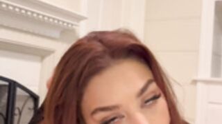 Whoahannahjo pov blowjob, cum in mouth