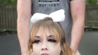 AbrieBaby OF Trampoline Fuck