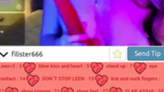 filister666 plays with her dildo 2