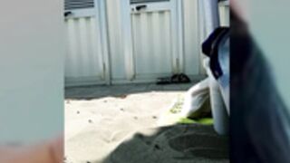 sexy7883 cum on the beach