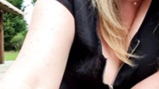 nyxsuccubus outdoor fun ends with facial