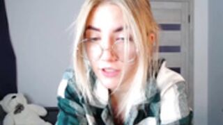 Ella__sweety cosplay undress to grey sports panties