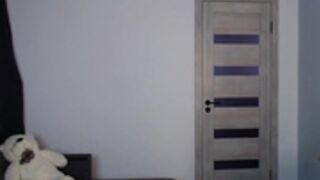 Ella__sweety cosplay undress to grey sports panties