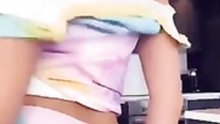 Lyn@ famous nip slip video