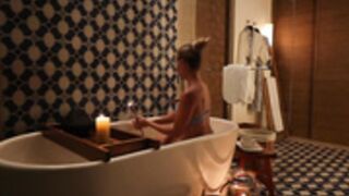 Caroline Zalog Candle Lit Bathing