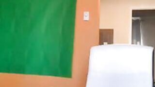 Ali teasing and stripping