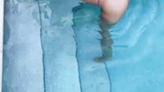 TheRealBrittFit Pool Side Dildo