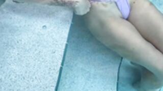 TheRealBrittFit Pool Side Dildo