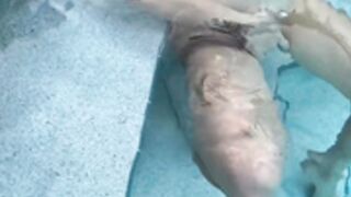 TheRealBrittFit Pool Side Dildo