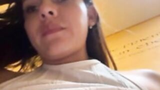Anglefaceof12 outdoor risky tits & pussy cum 1-8-2022