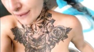 InkedBiitch Naked pool
