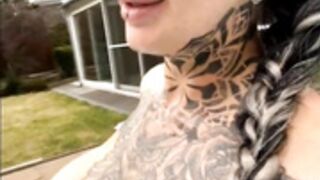 InkedBiitch Naked pool