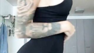 Celine Centino riding a dildo snapchat premium