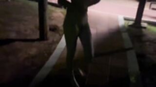 chinese public nudity walking on the streets at night 3