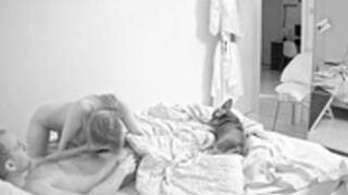 Leora and Paul have sex and blowjob in the dark 2
