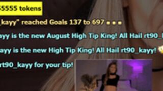 blondiekayy reaction to 55555tkns