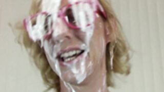 Brittany Lynn- Messy Bukkake Opening Galactic Gloryhole