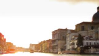 Olga floats down the canal