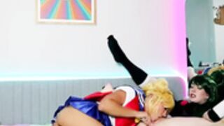 evelyn claire and adriana chechik sailor moon lesbian
