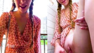 MariiD  2022-08-10 cafe bathroom then her flat upstairs