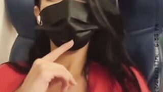 Madison Ivy Airplane