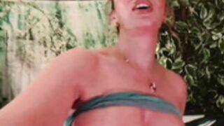 Brooksie Brooks oiled tits