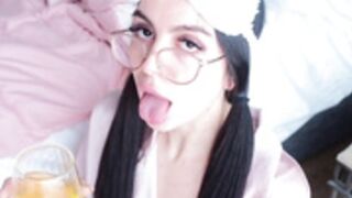 Ema Lee - Waking up to a glass of yellow piss